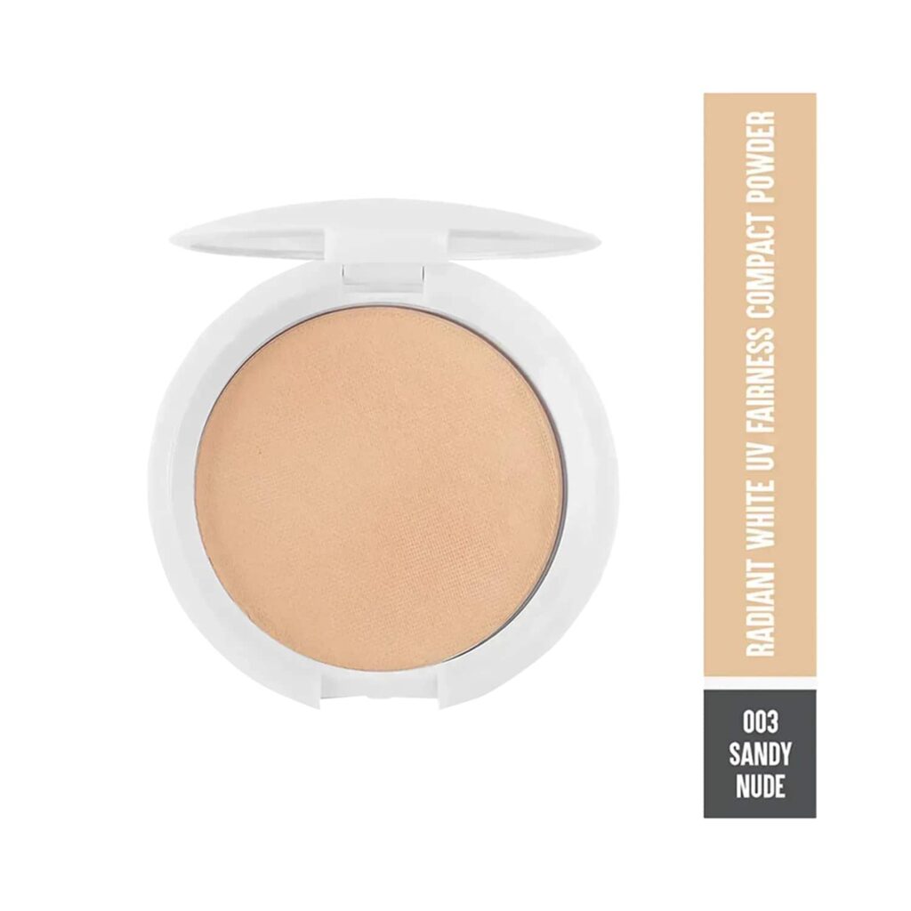 Colorbar Radiant White Uv Fairness Compact Powder - 003 Sandy Nude (9gm) - Colorbar
