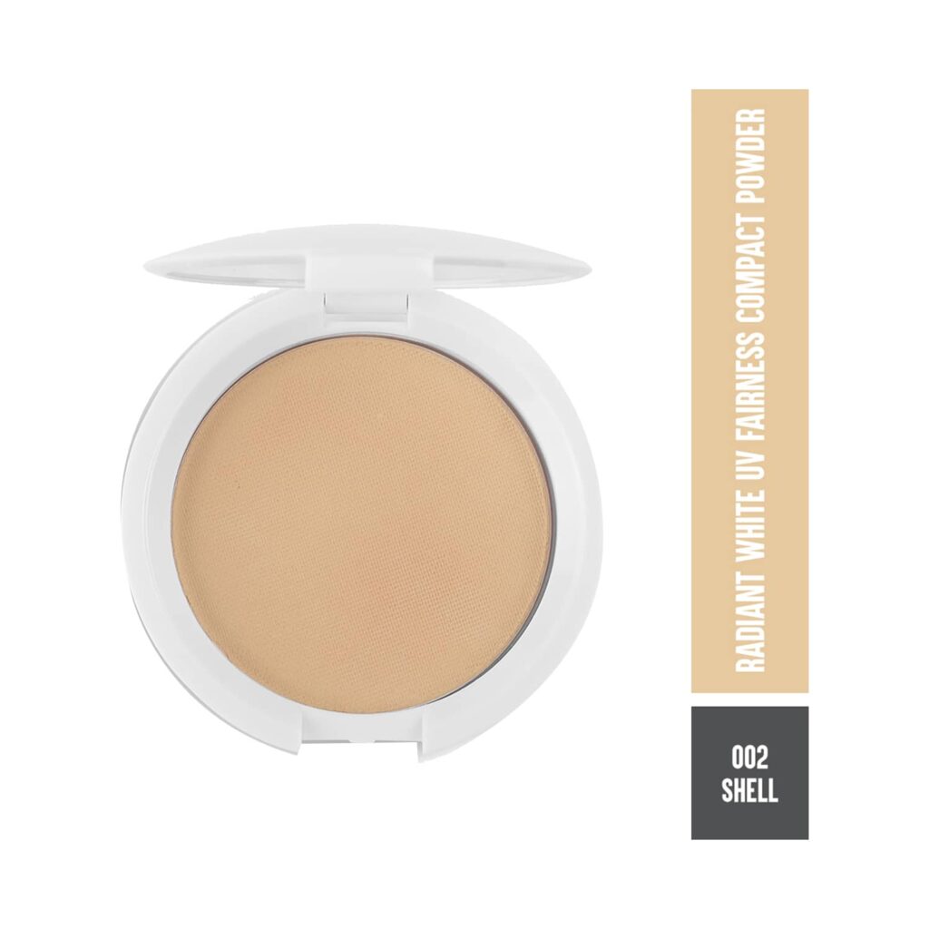 Colorbar Radiant White UV Fairness Compact Powder With SPF 18 - 002 Shell (9g) - Colorbar