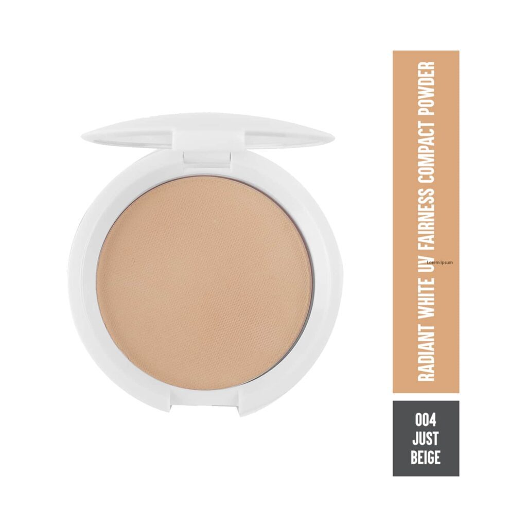 Colorbar Radiant White UV Fairness Compact Powder With SPF 18 - 004 Just Beige (9g) - Colorbar