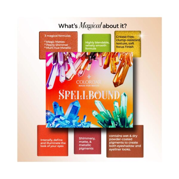 Colorbar Spellbound Eyeshadow & Blush Palette - Multi-Color (36g) - Colorbar
