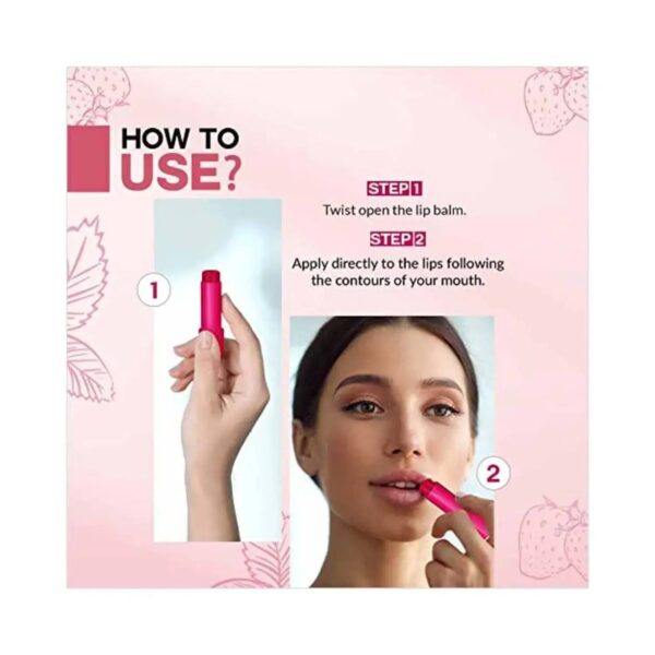 Colorbar Strawberry Lip Balm SPF 15 - 01 Pink (4.5g) - Colorbar