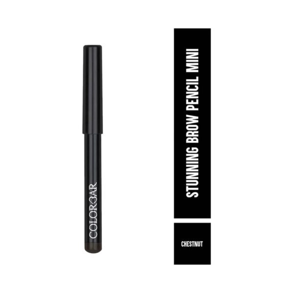 Colorbar Stunning Brow Mini Eyebrow Pencil - 001 Chestnut (0.73g) - Colorbar