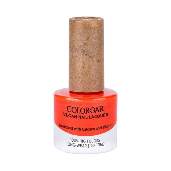 Colorbar Vegan Nail Lacquer - 002 Lady In Red (8ml) - Colorbar