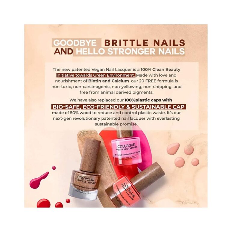 Colorbar Vegan Nail Lacquer - 006 Chilli Red (8ml) - Colorbar