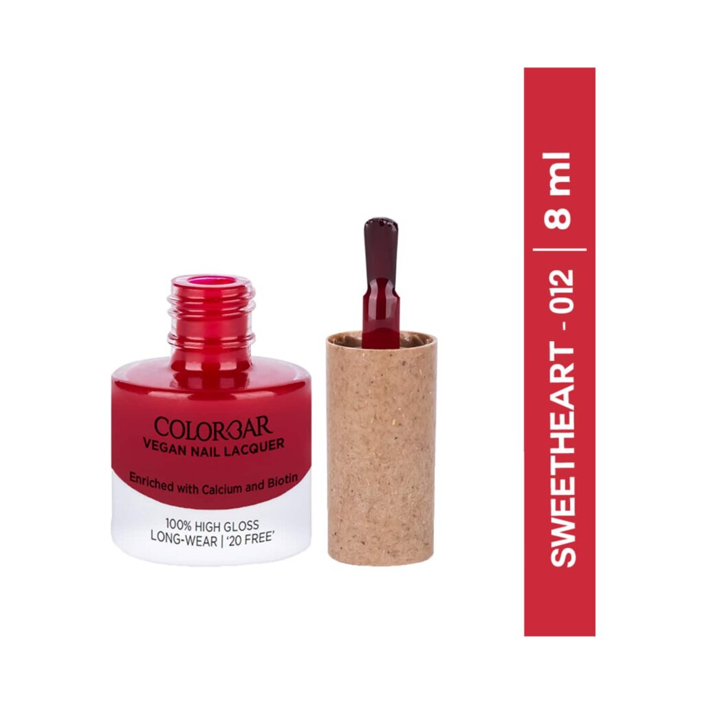 Colorbar Vegan Nail Lacquer - 012 Sweetheart (8 ml) - Colorbar