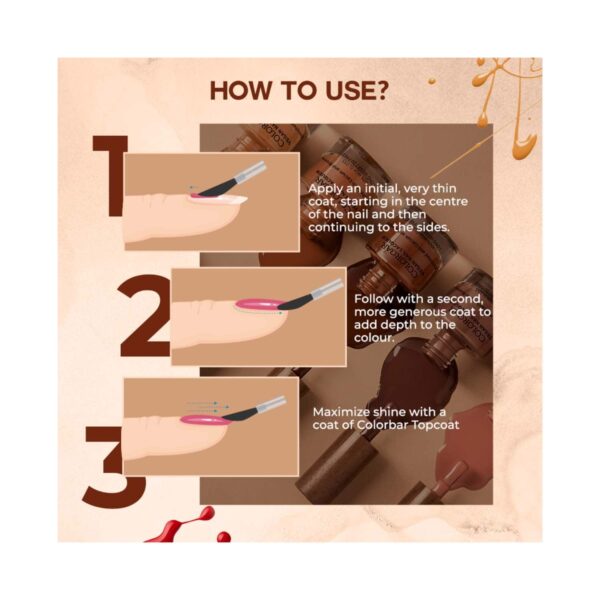 Colorbar Vegan Nail Lacquer - 027 Only Yours (8 ml) - Colorbar