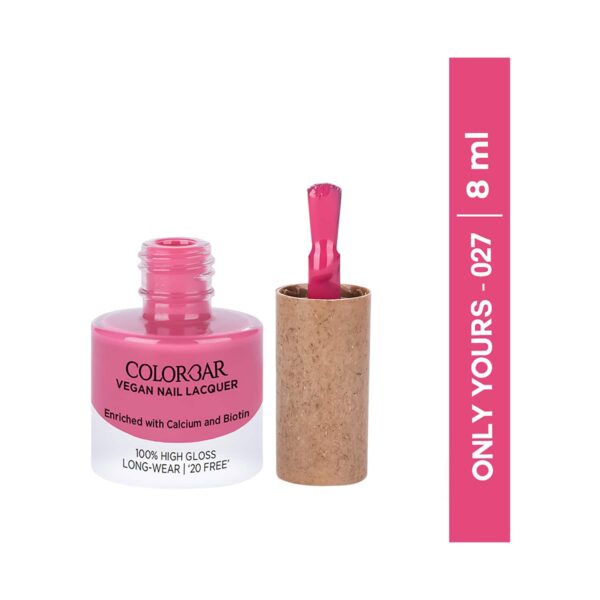 Colorbar Vegan Nail Lacquer - 027 Only Yours (8 ml) - Colorbar