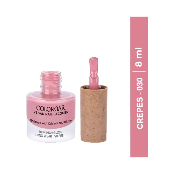 Colorbar Vegan Nail Lacquer - 030 Crepes (8 ml) - Colorbar