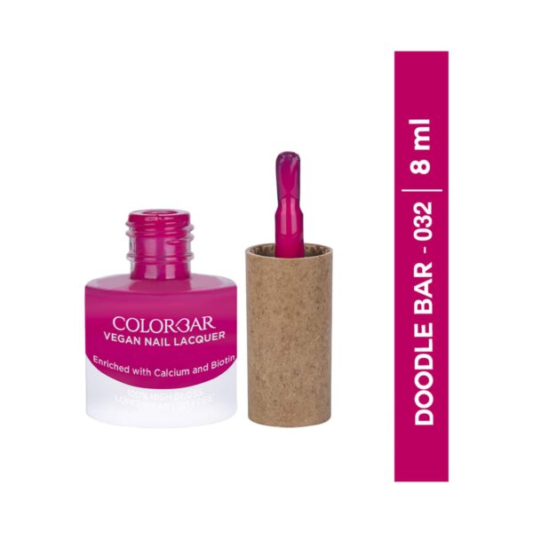 Colorbar Vegan Nail Lacquer - 032 Doodle Bar (8ml) - Colorbar