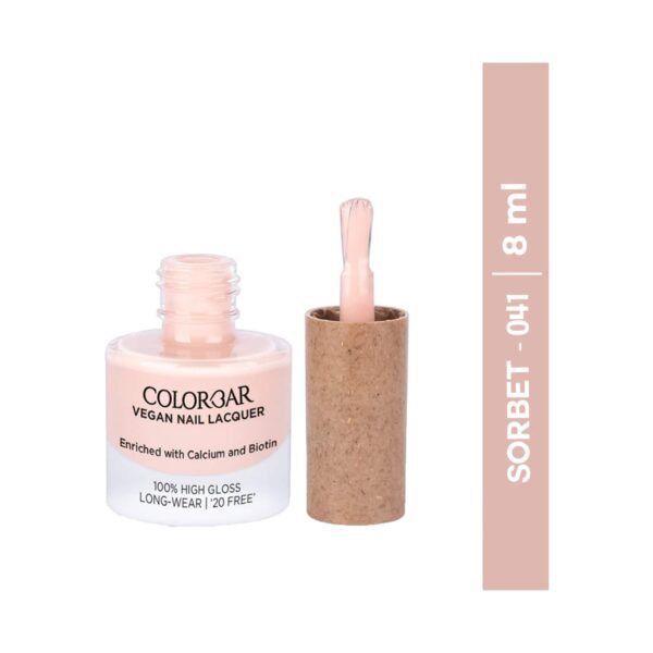 Colorbar Vegan Nail Lacquer - 041 Sorbet (8 ml) - Colorbar