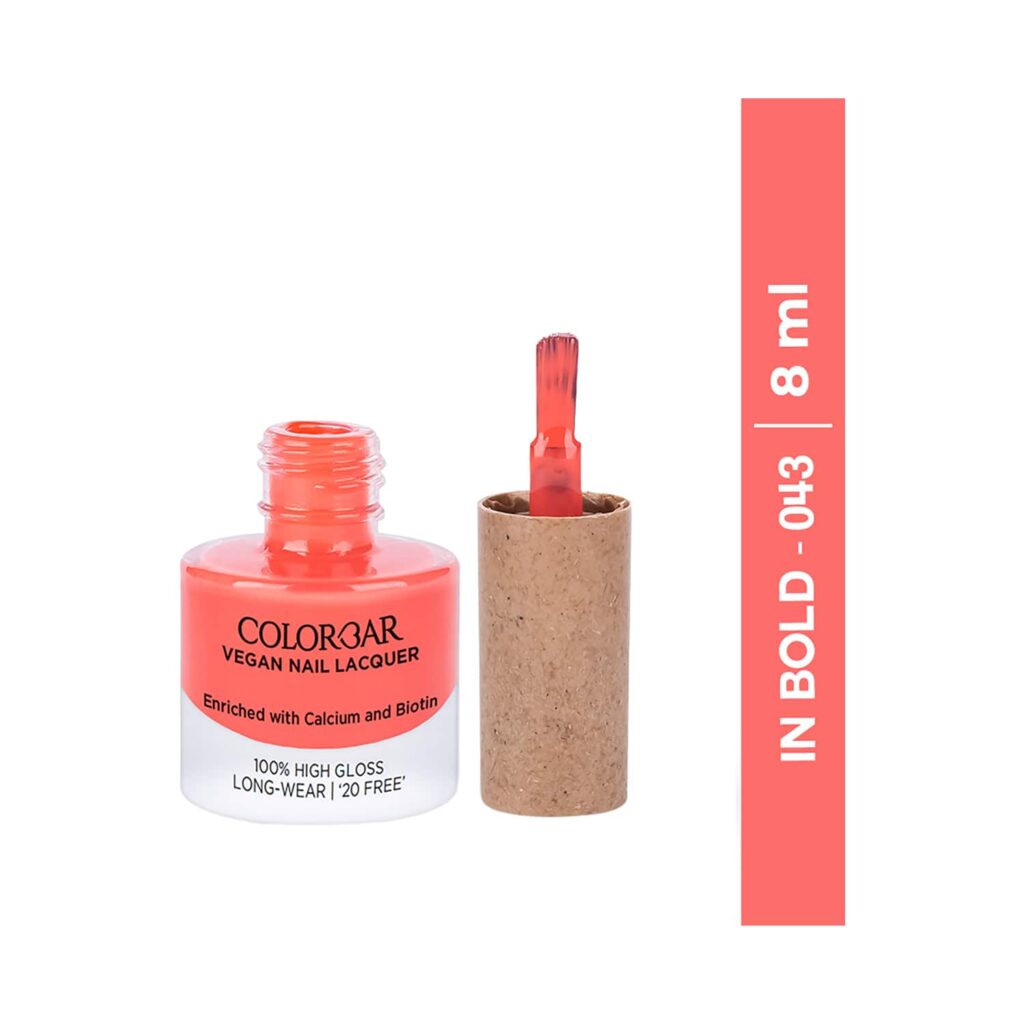 Colorbar Vegan Nail Lacquer - 043 In Bold (8 ml) - Colorbar
