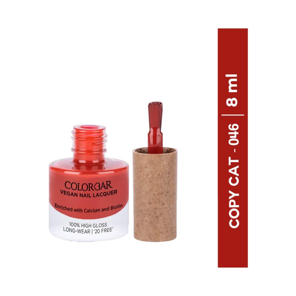 Colorbar Vegan Nail Lacquer - 046 Copy Cat (8 ml) - Colorbar