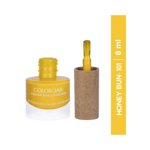 Colorbar Vegan Nail Lacquer - 101 Honey Bun (8ml) - Colorbar