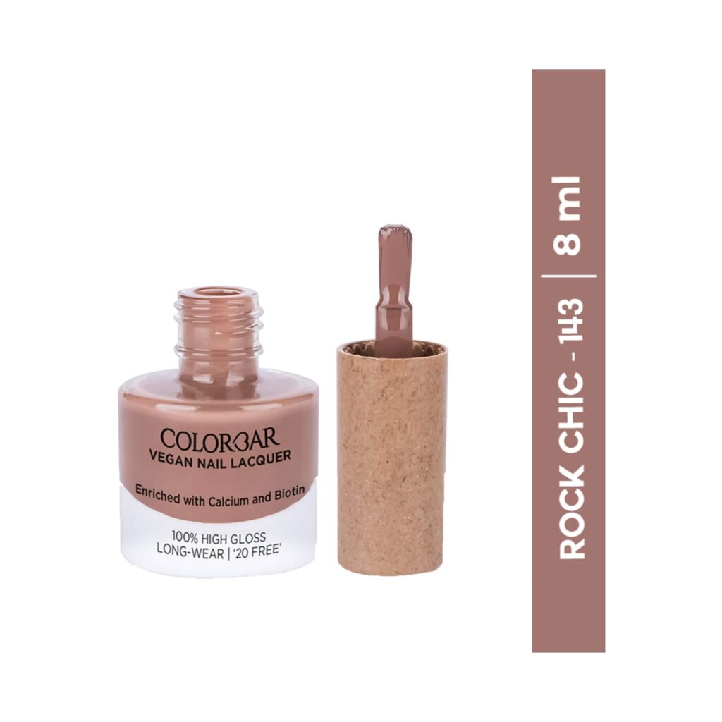 Colorbar Vegan Nail Lacquer - 143 Rock Chic (8ml) - Colorbar