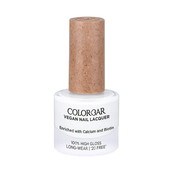 Colorbar Vegan Nail Lacquer - 181 White Trick (8 ml) - Colorbar