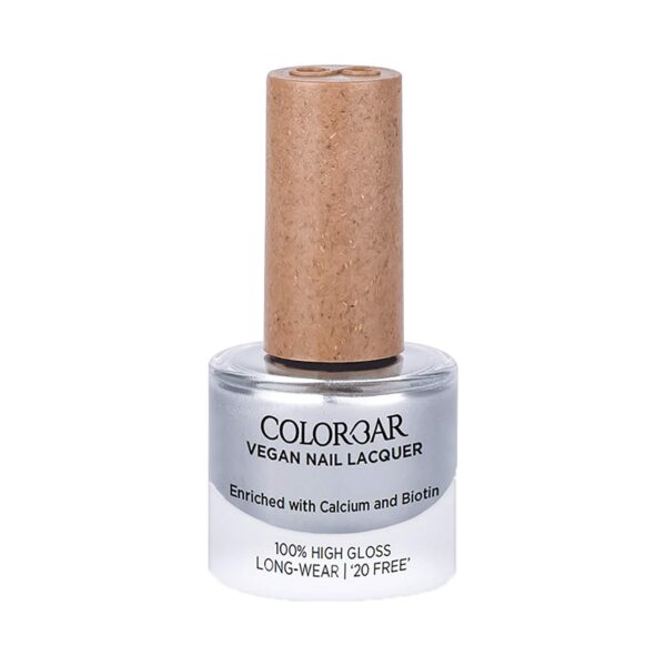 Colorbar Vegan Nail Lacquer - 201 Silver Ring (8 ml) - Colorbar