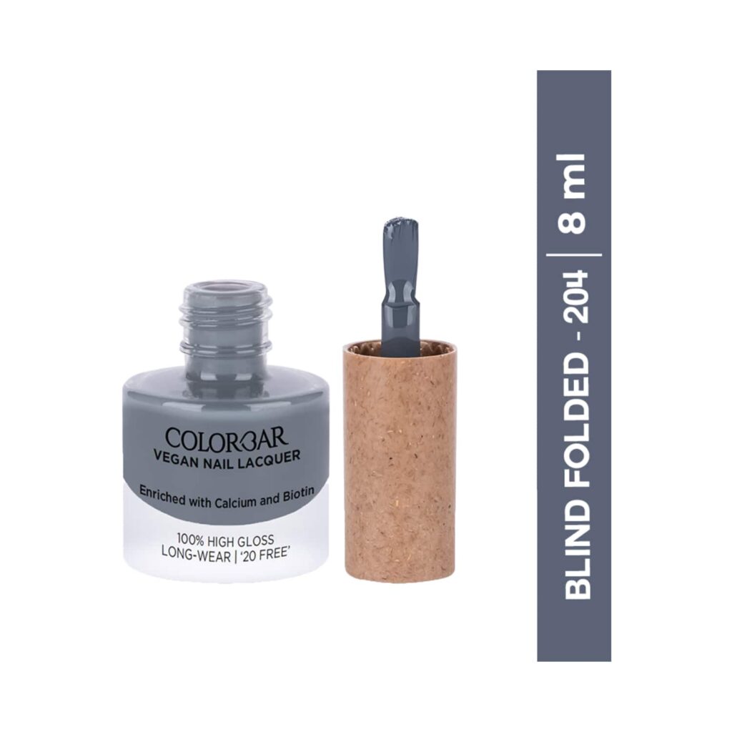 Colorbar Vegan Nail Lacquer - 204 Blind Folded (8 ml) - Colorbar