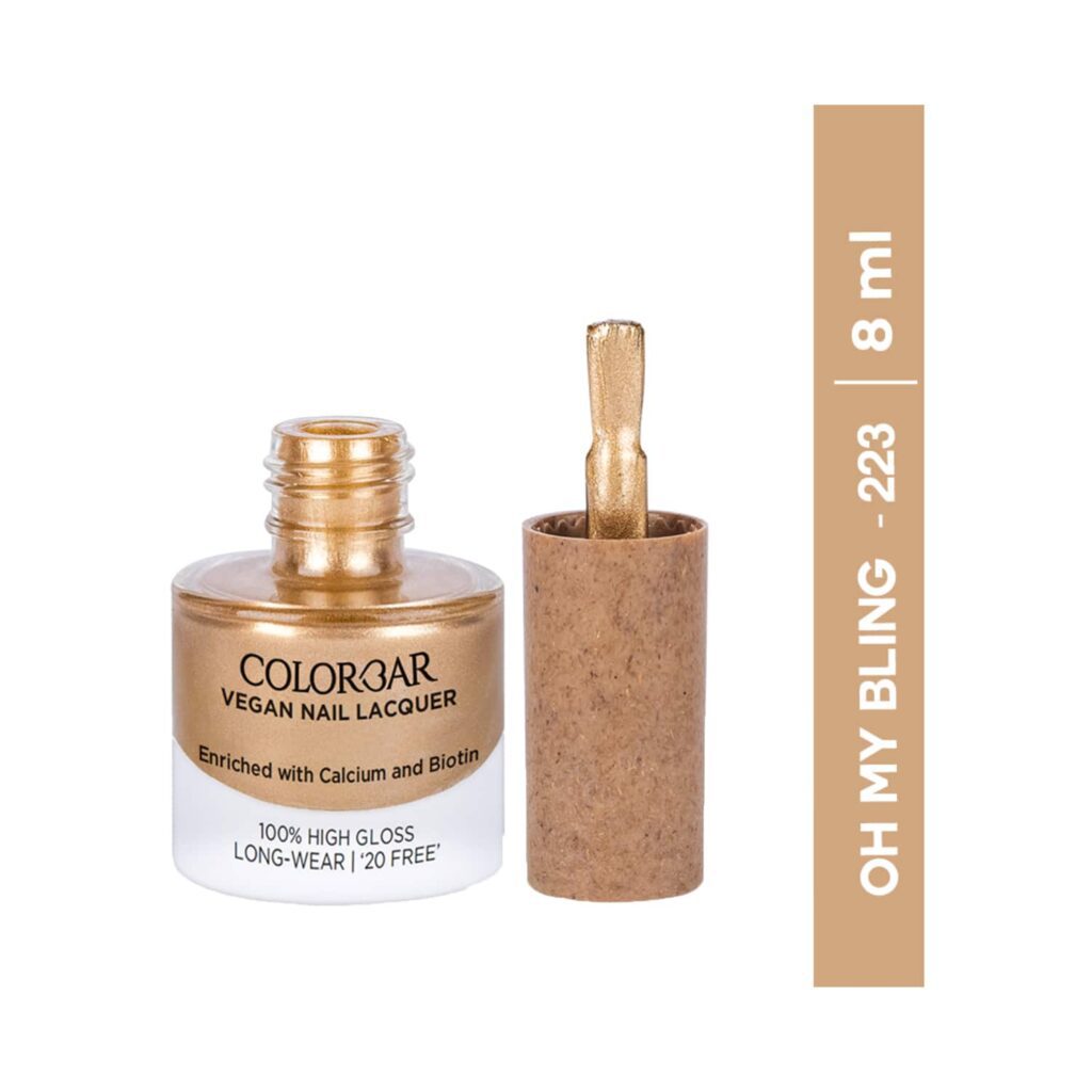 Colorbar Vegan Nail Lacquer - 223 Oh My Bling (8ml) - Colorbar