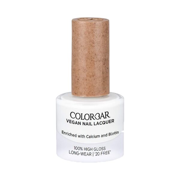 Colorbar Vegan Nail Lacquer - 241 Snow White (8 ml) - Colorbar