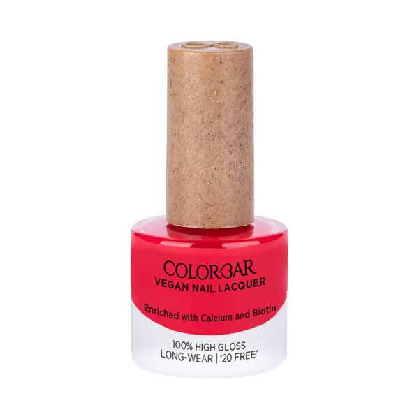 Colorbar Vegan Nail Lacquer - 242 Red Riding Hood (8 ml) - Colorbar