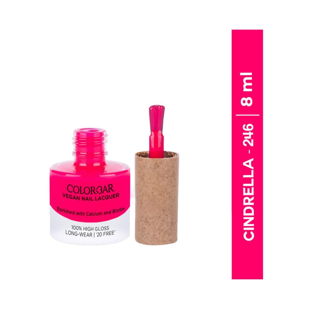 Colorbar Vegan Nail Lacquer - 246 Cinderella (8 ml) - Colorbar