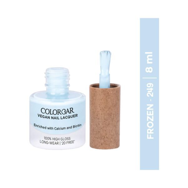 Colorbar Vegan Nail Lacquer - 249 Frozen (8 ml) - Colorbar