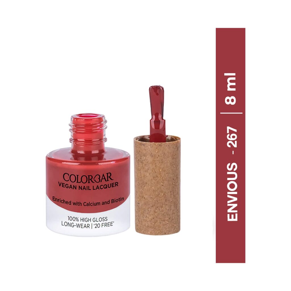Colorbar Vegan Nail Lacquer - 267 Envious (8ml) - Colorbar