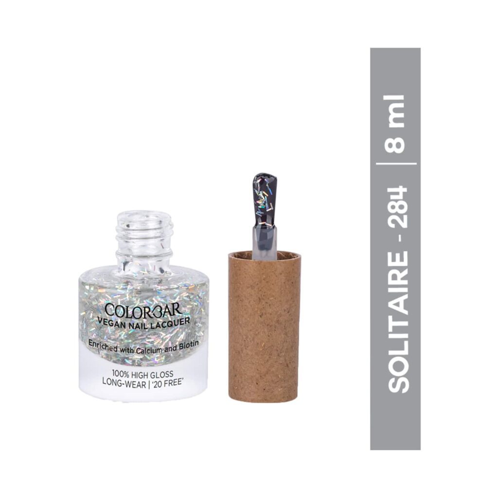 Colorbar Vegan Nail Lacquer - 284 Solitaire (8 ml) - Colorbar