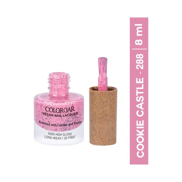 Colorbar Vegan Nail Lacquer - 288 Cookie Castle (8 ml) - Colorbar