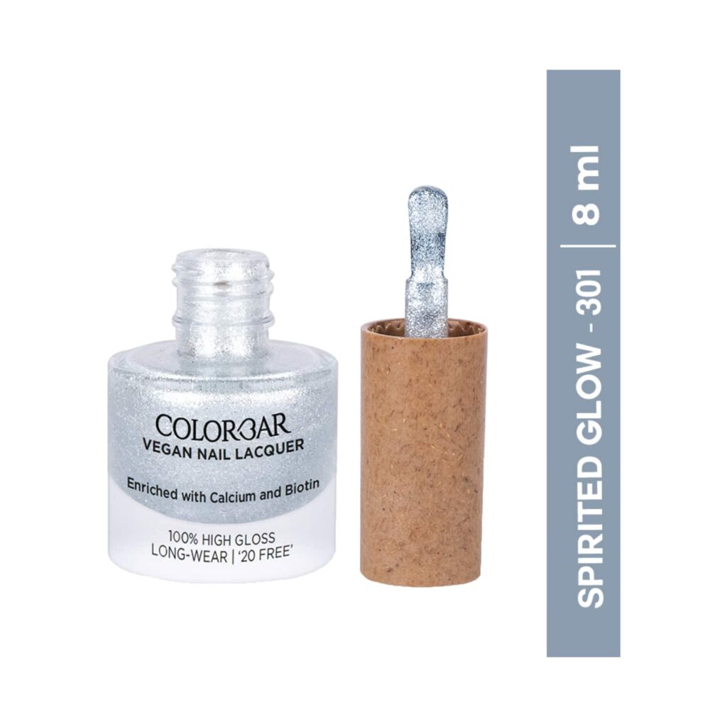 Colorbar Vegan Nail Lacquer - 301 Spirited Glow (8 ml) - Colorbar