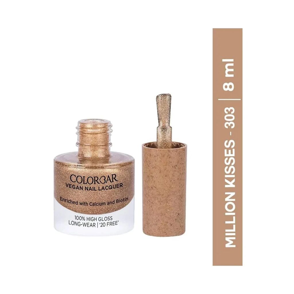 Colorbar Vegan Nail Lacquer - 303 Million Kisses (8ml) - Colorbar