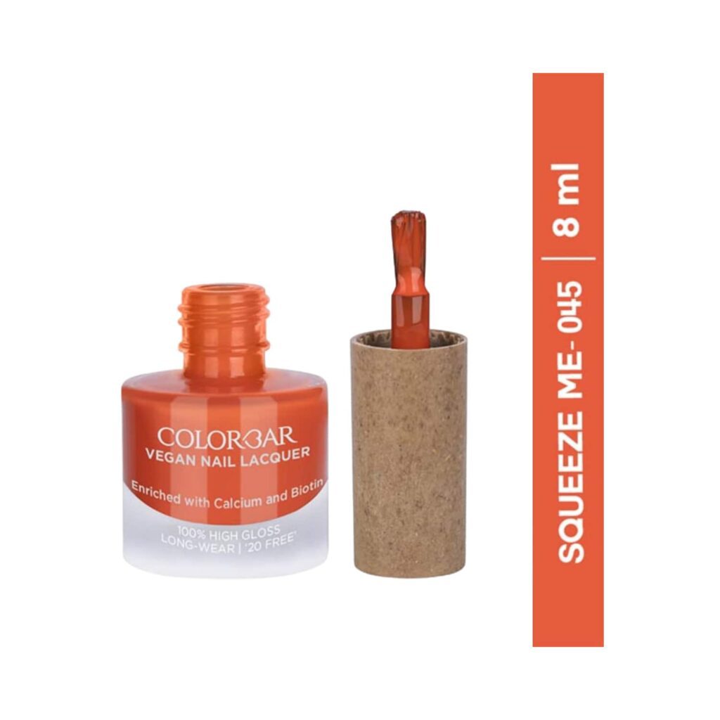 Colorbar Vegan Nail Lacquer - 45 Squeeze Me (8ml) - Colorbar