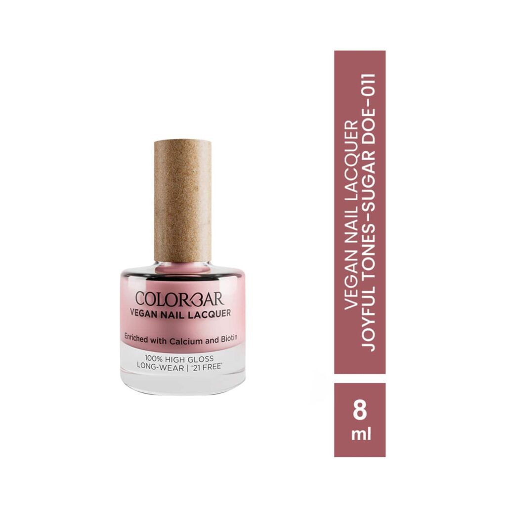 Colorbar Vegan Nail Lacquer Joyful Tone - Sugar Doe-11 (8ml) - Colorbar