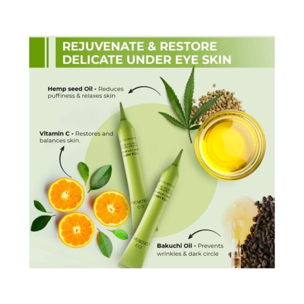 Colorbar Vita Hemp Restoring & Balancing Under Eye Serum (20 ml) - Colorbar