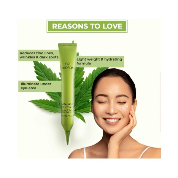 Colorbar Vita Hemp Restoring & Balancing Under Eye Serum (20 ml) - Colorbar