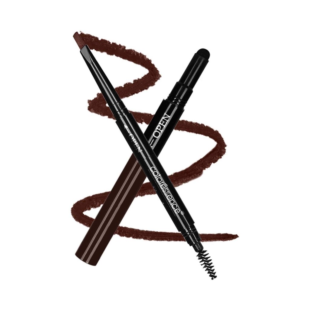 Coloressence 3 In 1 Multifunction Eyebrow Styler - Dark Brown (0.72 g) - Coloressence