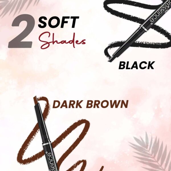 Coloressence 3 In 1 Multifunction Eyebrow Styler - Dark Brown (0.72 g) - Coloressence