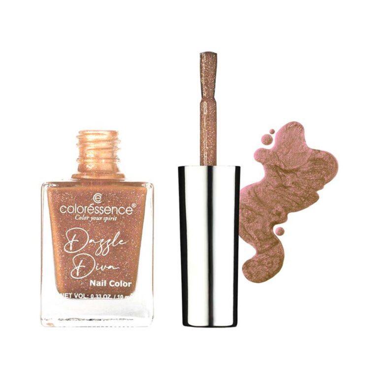 Coloressence Dazzle Diva Glitter Nail Paint - Bronzite (10ml) - Coloressence