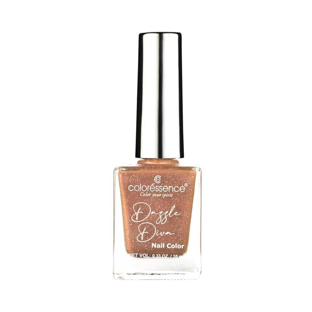 Coloressence Dazzle Diva Glitter Nail Paint - Bronzite (10ml) - Coloressence