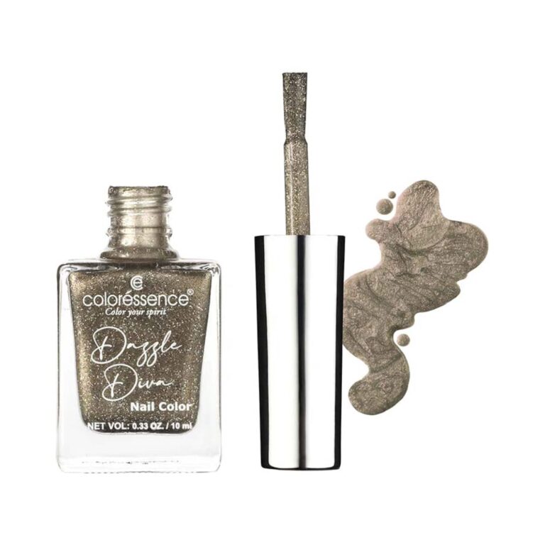 Coloressence Dazzle Diva Glitter Nail Paint - Moonstone (10ml) - Coloressence