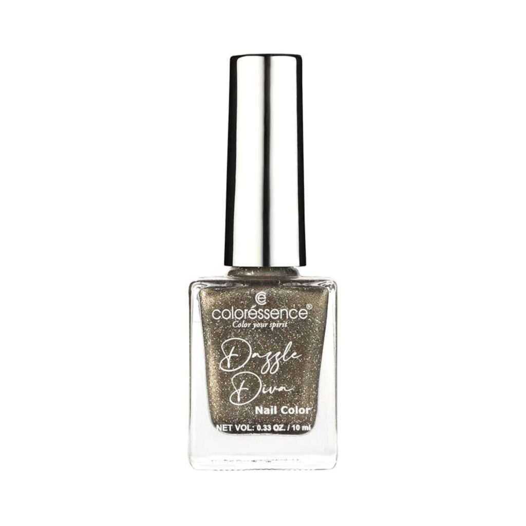 Coloressence Dazzle Diva Glitter Nail Paint - Moonstone (10ml) - Coloressence