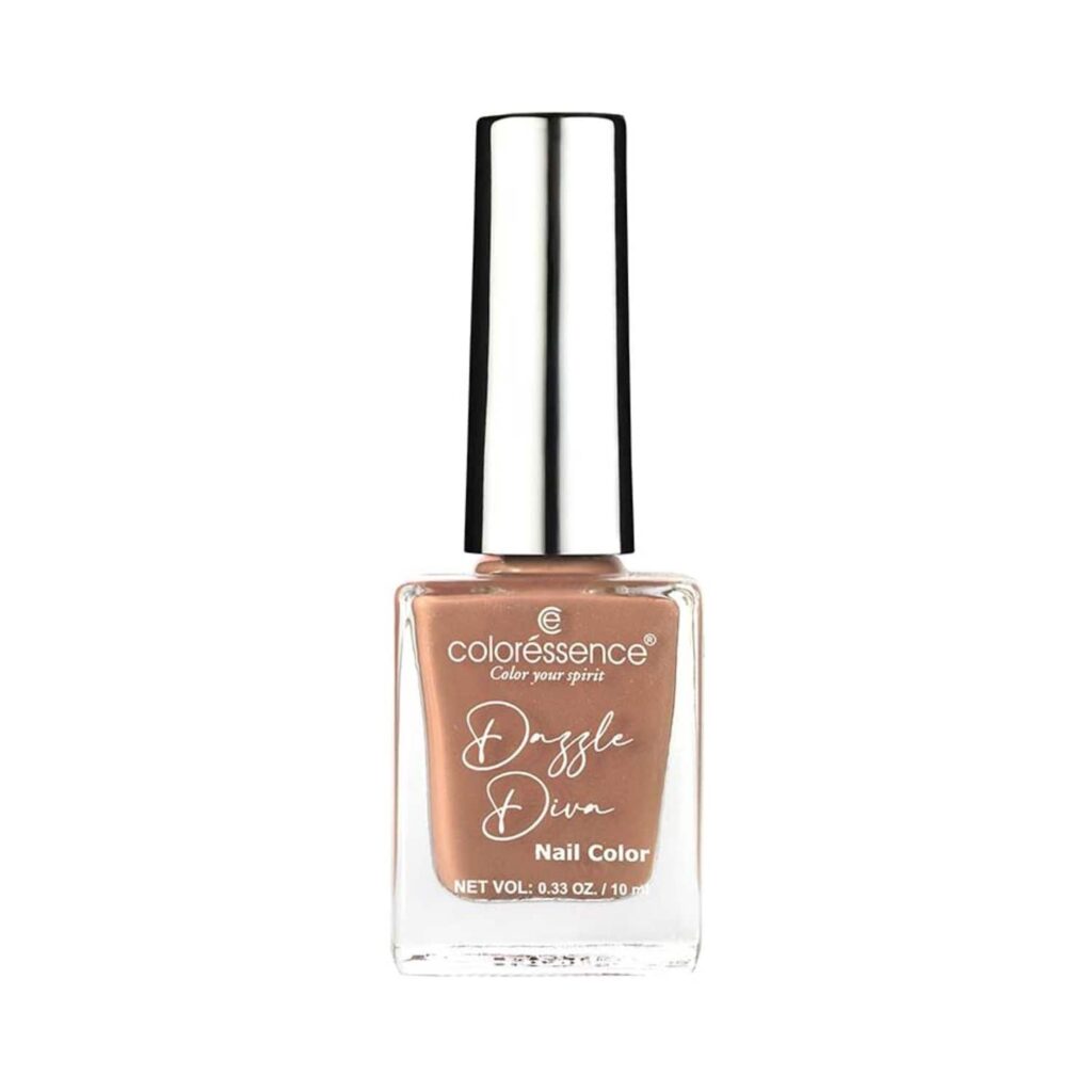 Coloressence Dazzle Diva Glitter Nail Paint - Rose Quartz (10ml) - Coloressence