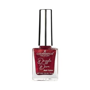 Coloressence Dazzle Diva Glitter Nail Paint - Rubellite (10ml) - Coloressence