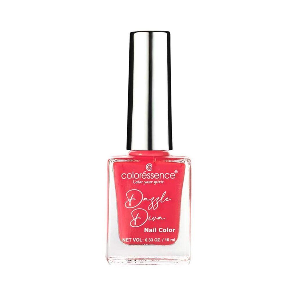 Coloressence Dazzle Diva Matte Finish Nail Paint -Carnelian Peach (10ml) - Coloressence