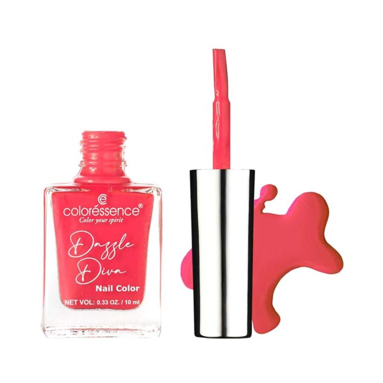 Coloressence Dazzle Diva Matte Finish Nail Paint -Carnelian Peach (10ml) - Coloressence