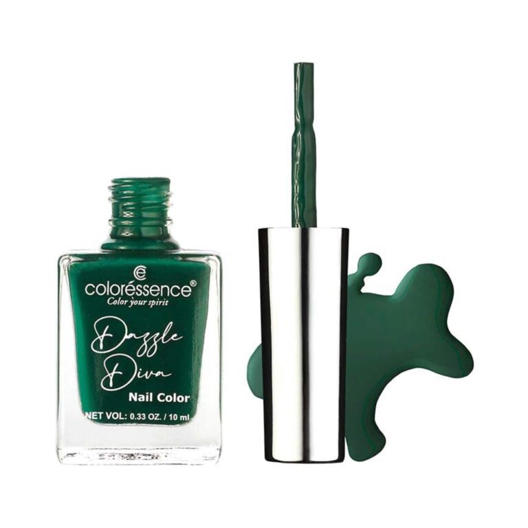 Coloressence Dazzle Diva Matte Finish Nail Paint -Jade (10ml) - Coloressence