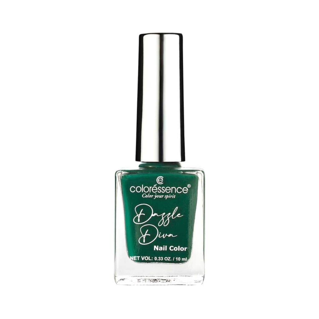 Coloressence Dazzle Diva Matte Finish Nail Paint -Jade (10ml) - Coloressence