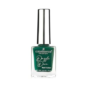 Coloressence Dazzle Diva Matte Finish Nail Paint -Jade (10ml) - Coloressence