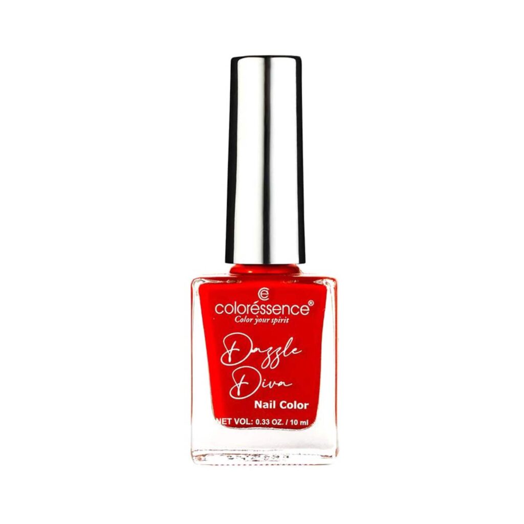 Coloressence Dazzle Diva Matte Finish Nail Paint -Red Lava Stone (10ml) - Coloressence
