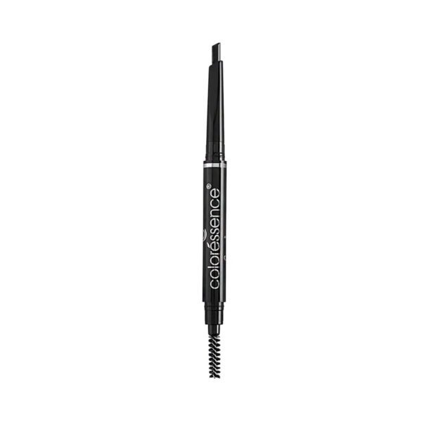 Coloressence Expert Eye Brow Pencil 2 In 1 Dual Function Eye Brow Filling Pencil Spoolie Shaping Brush With Eyebrow Styler - Grey (0.25g) - Coloressence